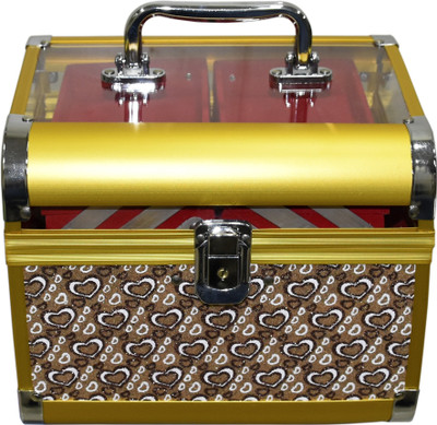 

Pride Star Crown to store cosmetic items Vanity Box(Yellow, Golden)