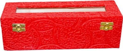

Pride Star Rolly to store bangles Vanity Box(Red)