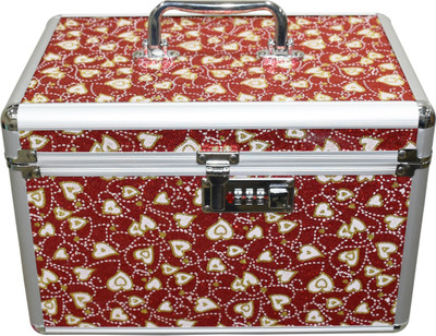

Pride Star Marigold to store cosmetic items Vanity Box(Red)