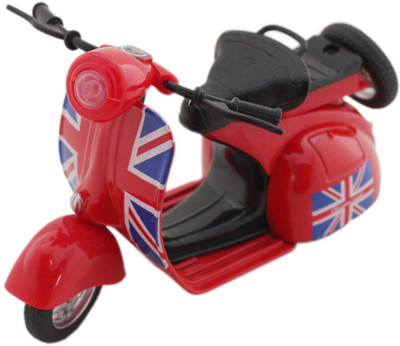 

Toyshine Model Toy Vintage Scooter Diecast With Pull Back Mechanism - Red(Multicolor)