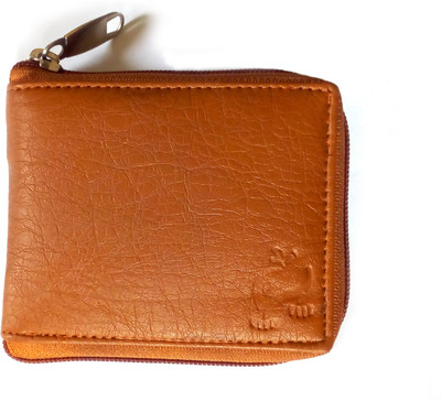 

white bear Men Tan Artificial Leather Wallet(6 Card Slots)