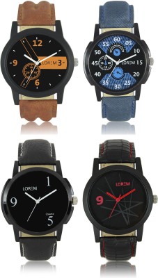 LOREM W06-1-2-6-8 New Stylish Best Designer Combo Hand Watch  - For Men   Watches  (LOREM)