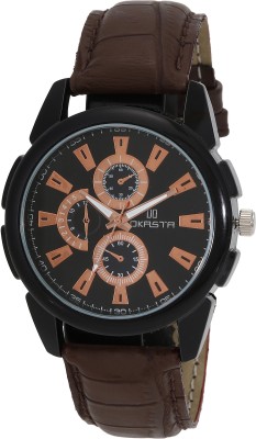 OKASTA Black Ultra Modern ca_1028 Dummy Chronograph Watch  - For Men   Watches  (OKASTA)