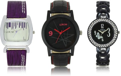LOREM W06-8-201-207 New Stylish Best Designer Combo Hand Watch  - For Men & Women   Watches  (LOREM)