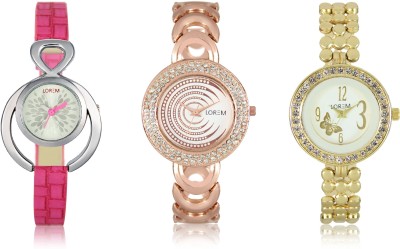 LOREM W06-202-203-205 New Stylish Best Designer Combo Hand Watch  - For Women   Watches  (LOREM)