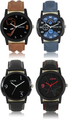 LOREM W06-2-4-6-8 New Stylish Best Designer Combo Hand Watch  - For Men   Watches  (LOREM)