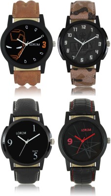 LOREM W06-3-4-6-8 New Stylish Best Designer Combo Hand Watch  - For Men   Watches  (LOREM)