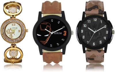 LOREM W06-3-4-204 New Stylish Best Designer Combo Hand Watch  - For Men & Women   Watches  (LOREM)