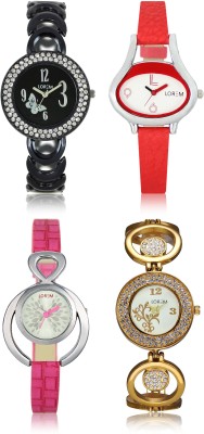 LOREM W06-201-204-205-206 New Stylish Best Designer Combo Hand Watch  - For Women   Watches  (LOREM)