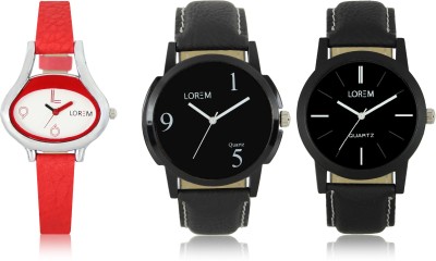 LOREM W06-5-6-206 New Stylish Best Designer Combo Hand Watch  - For Men & Women   Watches  (LOREM)