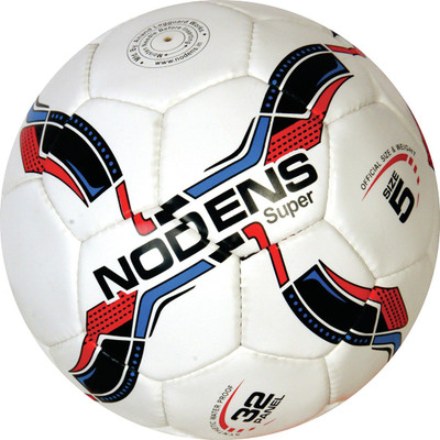 

NODENS Super Football - Size: (Pack of 1, White, White/blue