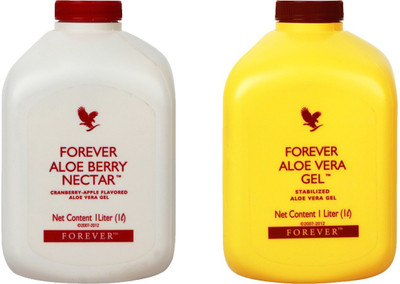 

Forever Living Aloe Vera Gel And Nectar Pack of 2 Combo Syrup(1000 ml)