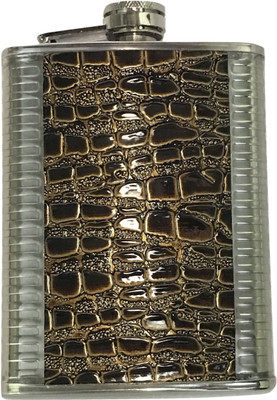 

MNI Hip Flask with faux Leather Hip Flask(240 ml)