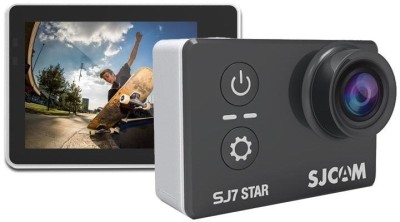 View SJCAM SJ7 Star 4K 12Mp 2 Touch Screen Metal Body Gyro Action Camera Sports & Action Camera(Black)
