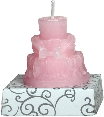 

Atpata Funky Anniversary Cake 3 Tier Pink Candle(Multicolor, Pack of 1)
