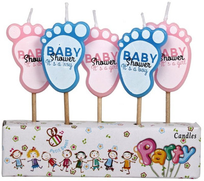 

Atpata Funky Baby Feet Candle(Multicolor, Pack of 5)