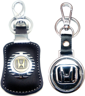 

City Choice New Combo of Honda Revolving Locking Key Chain(Multicolor)