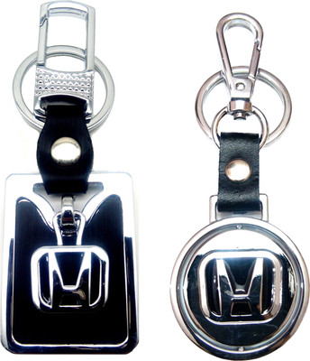 City Choice New Combo of Honda Revolving Locking Key Chain(Multicolor)
