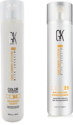 

Global Keratin Imported Hair Taming System Moisturizing Shampoo & Balancing Conditioner 1000ml(Set of 2)