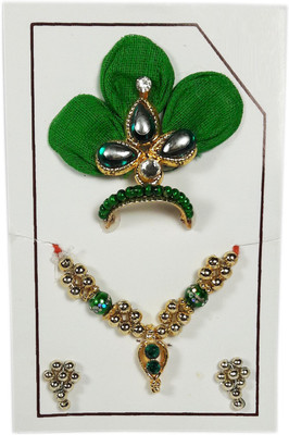 

CraftEra Necklace, Mukut(Crown), (krishna) Deity Ornament(krishna)