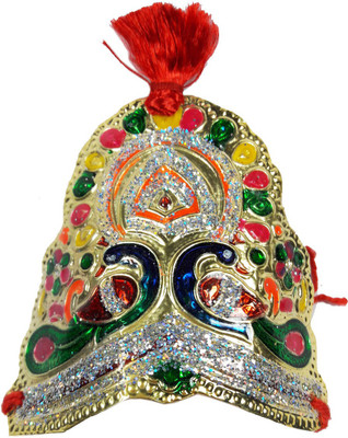 

CraftEra Mukut(Crown) Deity Ornament(Krishna, laddu gopal, Ganesh, idol)