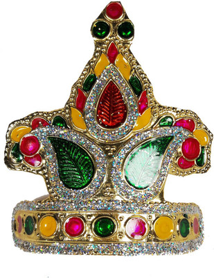 

CraftEra Mukut(Crown) Deity Ornament((Krishna), laddu gopal, sai, Ganesh)