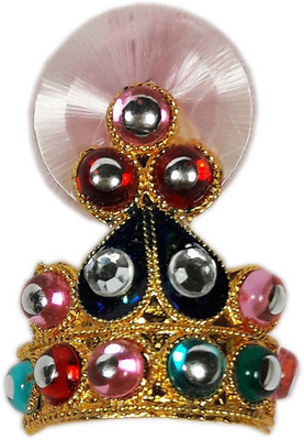 

CraftEra Mukut(Crown), (Krishna, Ganesha) Deity Ornament(Krishna)