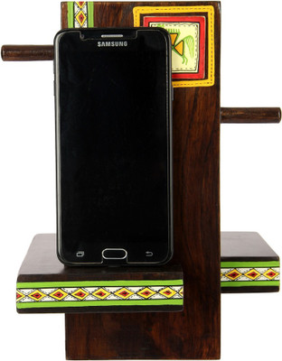 

Indikala 1 Compartments Wood Mobile Stand(Multicolor)