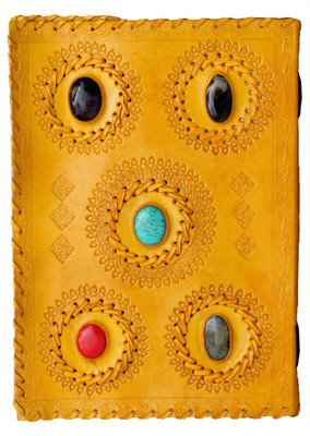

Anshika International A5 Journal(vintage handmade notebook diary, Yellow)