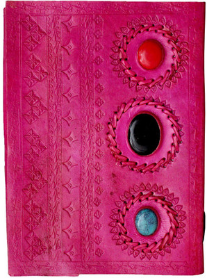 

Anshika International A5 Journal(vintage handmade notebook journal, Pink)