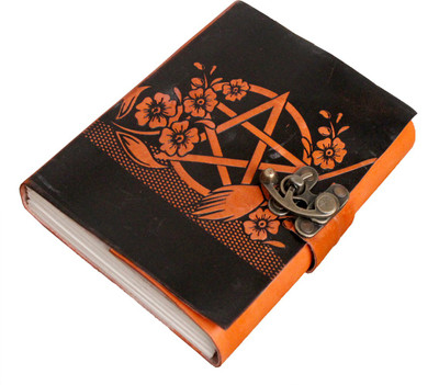 

Bahubali Craft A5 Diary(Handcrafted 100% Pure Leather, Orange)