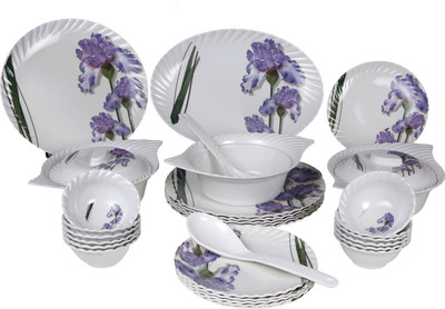 

Everyday Floral Melamine Pack of 32 Dinner Set(Melamine)
