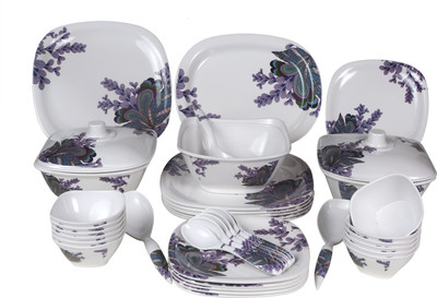 

Everyday Floral Melamine Pack of 40 Dinner Set(Melamine)