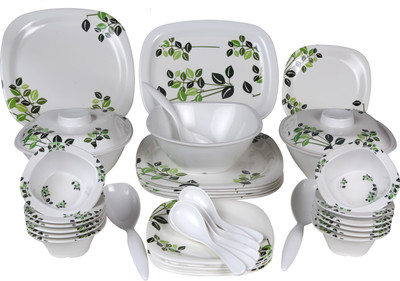 

Eagleware Floral Melamine Pack of 40 Dinner Set(Melamine)