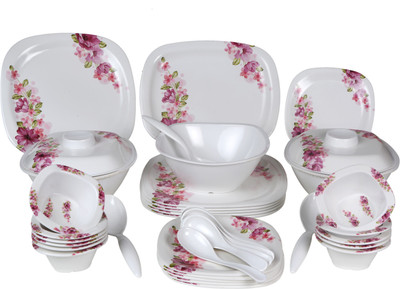 

Eagleware Floral Melamine Pack of 40 Dinner Set(Melamine)
