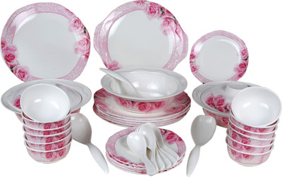 

Eagleware Floral Melamine Pack of 40 Dinner Set(Melamine)