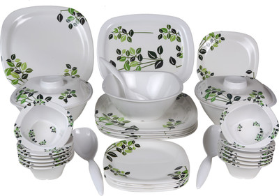 

Eagleware Floral Melamine Pack of 34 Dinner Set(Melamine)