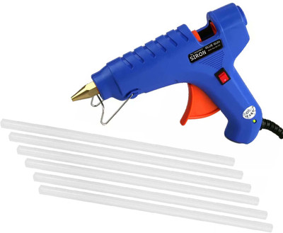 

Yashmit Siron GG 60 Watt Blue with 6 Sticks Standard Temperature Corded Glue Gun(11 mm)