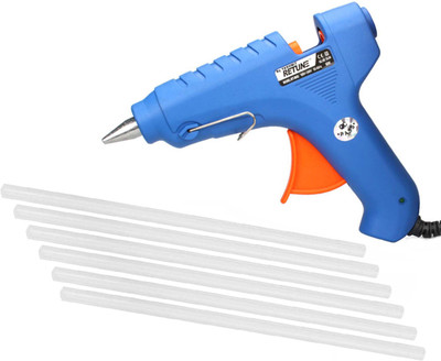 

Yashmit Retune 60 Watt Blue with 6 Sticks Standard Temperature Corded Glue Gun(11 mm)