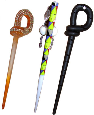 

Takspin combo of juda sticks Bun Stick(Multicolor)