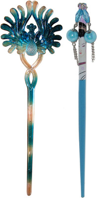 

Anokhi Ada combo of juda sticks Bun Stick(Multicolor)