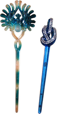 

Anokhi Ada combo of juda sticks Bun Stick(Multicolor)