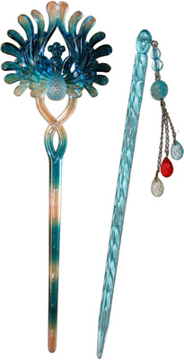 

Anokhi Ada combo of juda sticks Bun Stick(Multicolor)