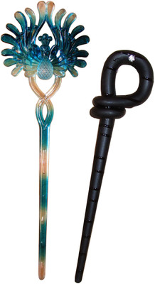 

Anokhi Ada combo of juda sticks Bun Stick(Multicolor)