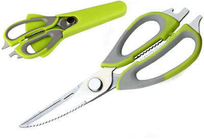 Bruzone MKSE19 Multi Purpose Scissor Cutter D19 Green Kitchen Tool Set(Green)
