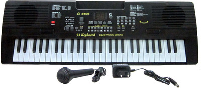

VT 54-Keys Electronic Keyboard with Adapter & LED Display(Black)