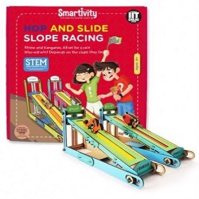 

Smartivity Hop And Slide Slope Racing-Science Experiment Kit-DIY School Project-Kids Educational games-Learning book-Gift to 6 years & up(Multicolor)