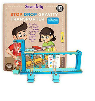 

Smartivity Stop Drop Gravity Transporter-Science Experiment Kit-DIY School Project-Educational games & toys-Gift to 8 9 10 11 yr olds(Multicolor)