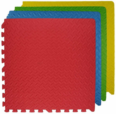 

TruGood 16 Sq Feet Interlocking Puzzle Fitness Flooring Eva Mats(4 Pieces)