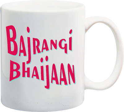 

ME&YOU Raksha Bandhan Gift For Brother/ Bro/ Bhai; bajrangi bhaijaan printed Ceramic Mug(325 ml), Multicolor